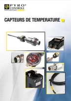 Catalogue Pyrocontrole Capteurs de température Catalogue Capteurs