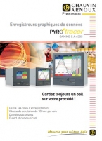 Enregistreurs de données sans papier Pyrotracer C.A 6500