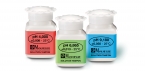 Single-use pH buffer solution flasks